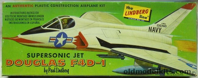 Lindberg 1/48 Douglas F4D-1 Skyray Cellovision Issue - (F4D1), 562-98 plastic model kit